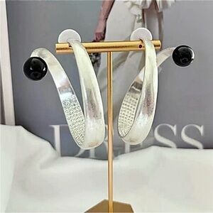 Schiaparelli Style Exaggerated Hoop Earrings